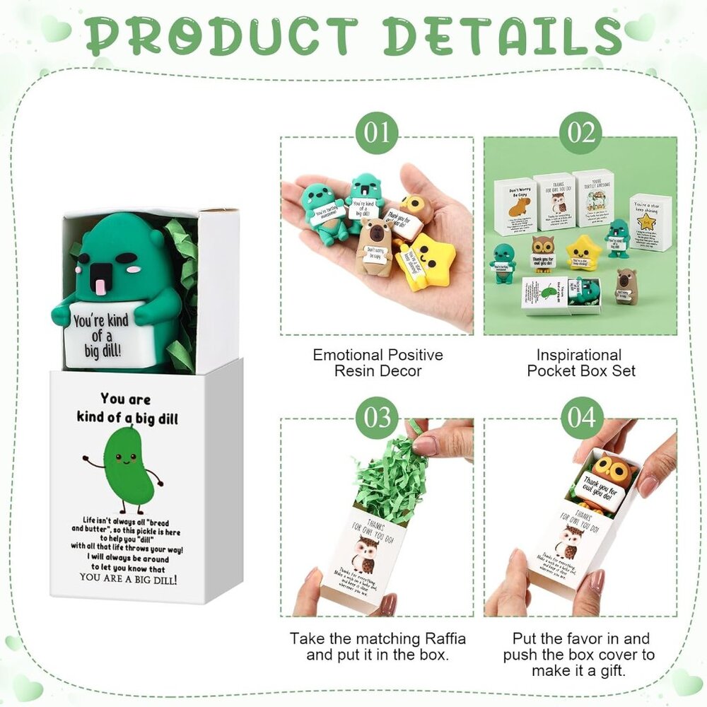 100 Set Bulk Valentines Day Gifts for Coworkers Employee Small Funny Desk Pets C - Picture 4 of 7